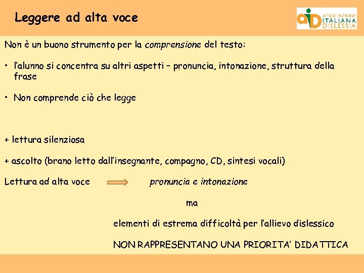 Leggere ad alta voce Non è un buono strumento per la comprensione del testo: