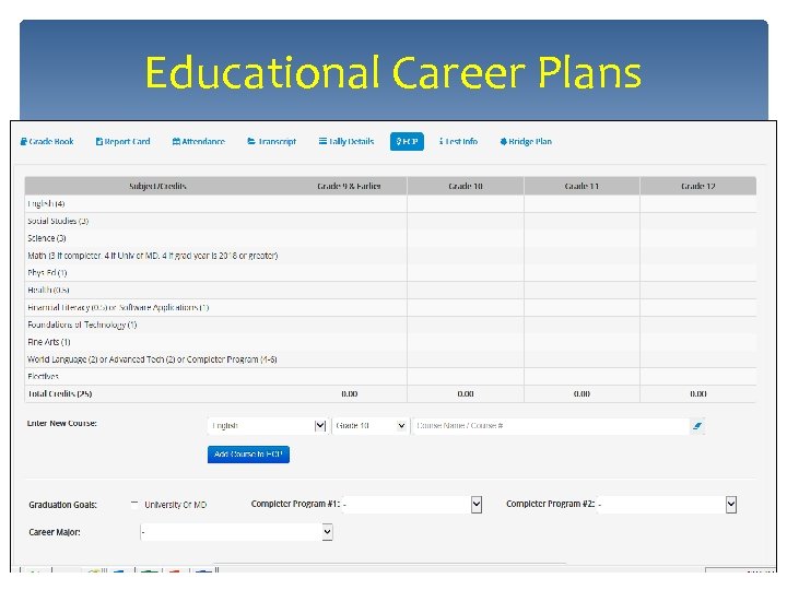Educational Career Plans 