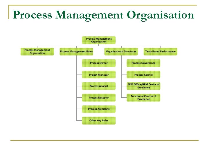 Process Management Organisation 
