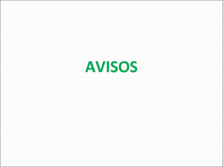 AVISOS 