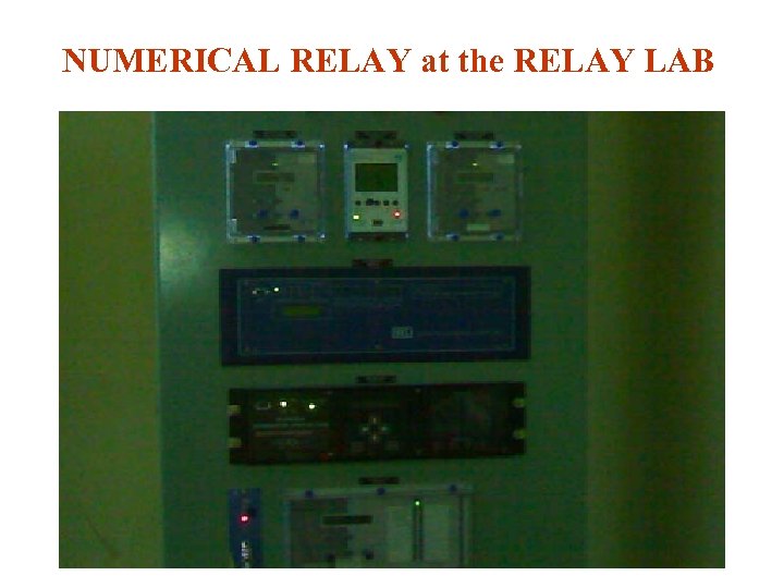 NUMERICAL RELAY at the RELAY LAB 