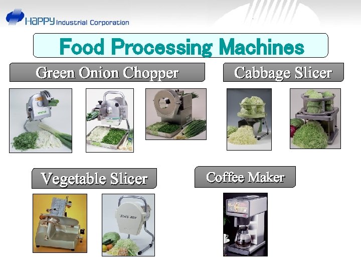 Food Processing Machines Green Onion Chopper Vegetable Slicer Cabbage Slicer Coffee Maker 