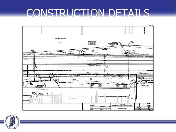 CONSTRUCTION DETAILS 