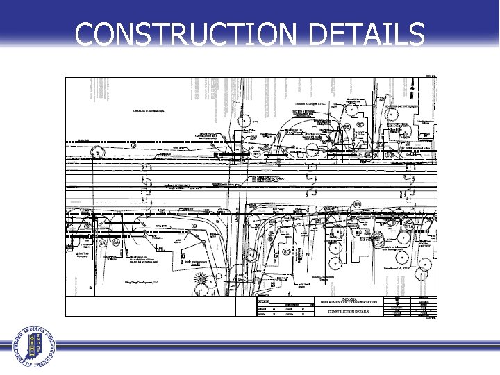 CONSTRUCTION DETAILS 
