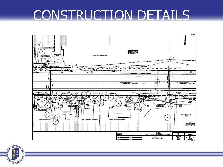 CONSTRUCTION DETAILS 