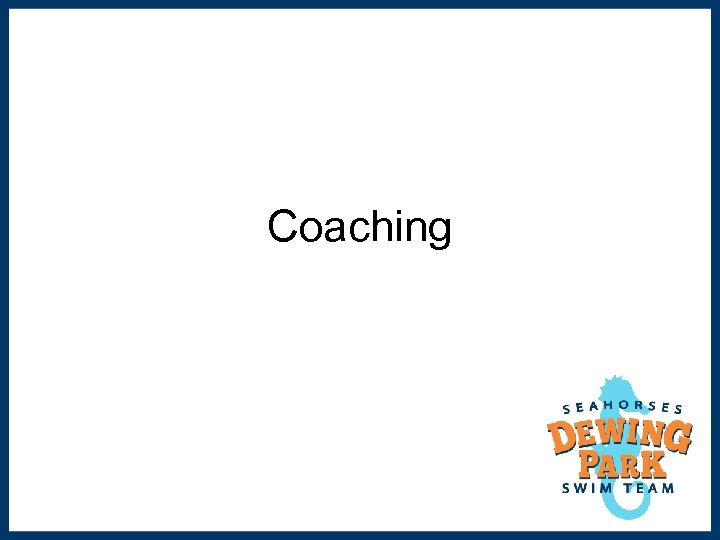 Coaching 