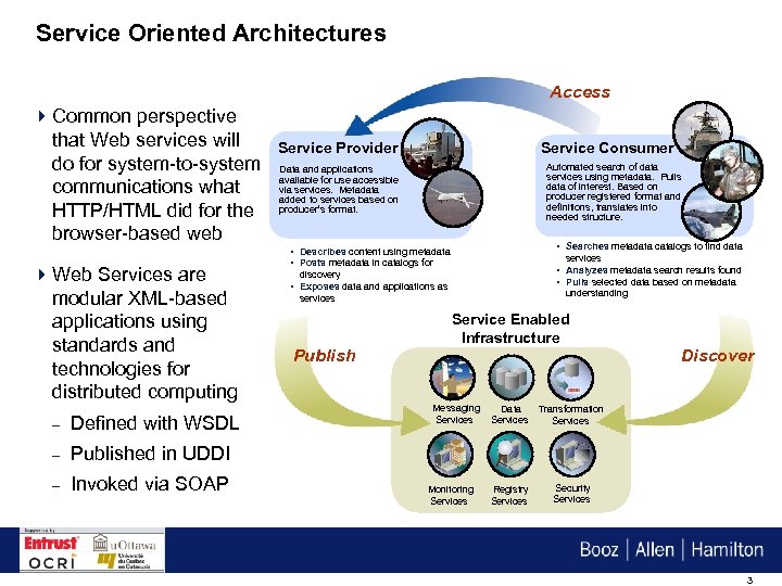 Service Oriented Architectures Access 4 Common perspective that Web services will do for system-to-system