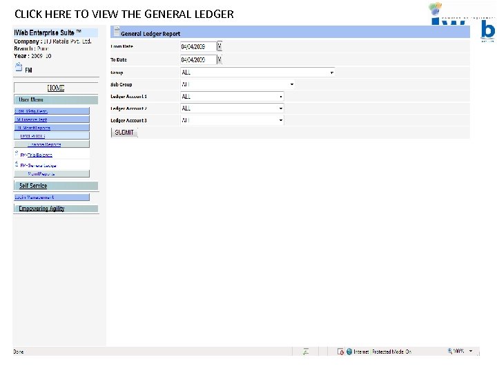 CLICK HERE TO VIEW THE GENERAL LEDGER 