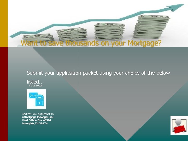 Want to save thousands on your Mortgage? Submit your application packet using your choice