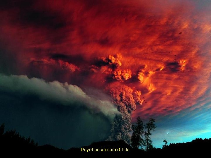 Puyehue volcano Chile 