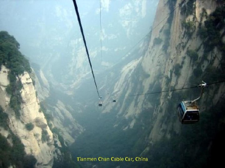 Tianmen Chan Cable Car, China 