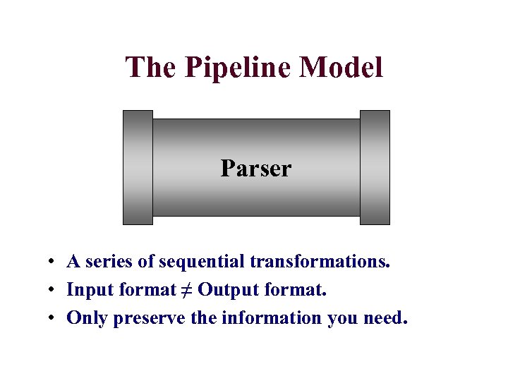 The Pipeline Model S Noun Shrubberies VP Verb Shrubberies are Shrubberies Adjmy trade. are