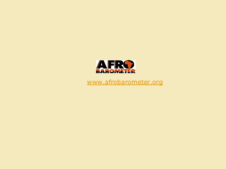 www. afrobarometer. org 