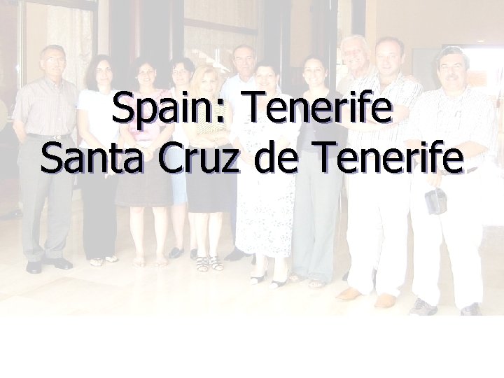 Spain: Tenerife Santa Cruz de Tenerife 