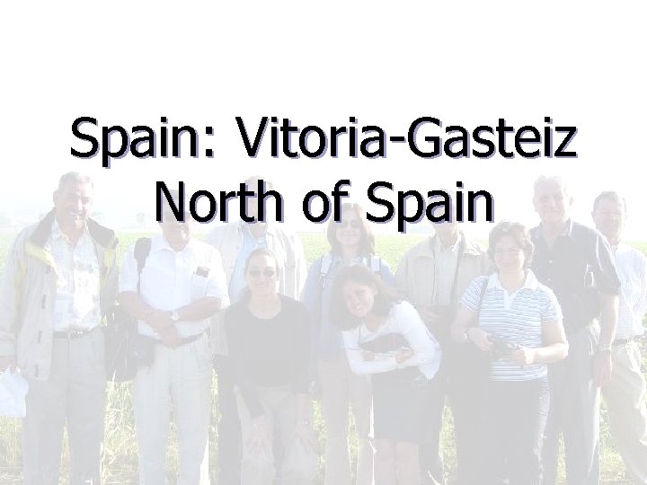 Spain: Vitoria-Gasteiz North of Spain 