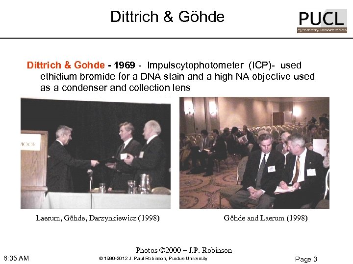 Dittrich & Göhde Dittrich & Gohde - 1969 - Impulscytophotometer (ICP)- used ethidium bromide