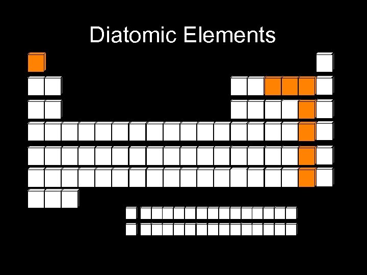 Diatomic Elements 