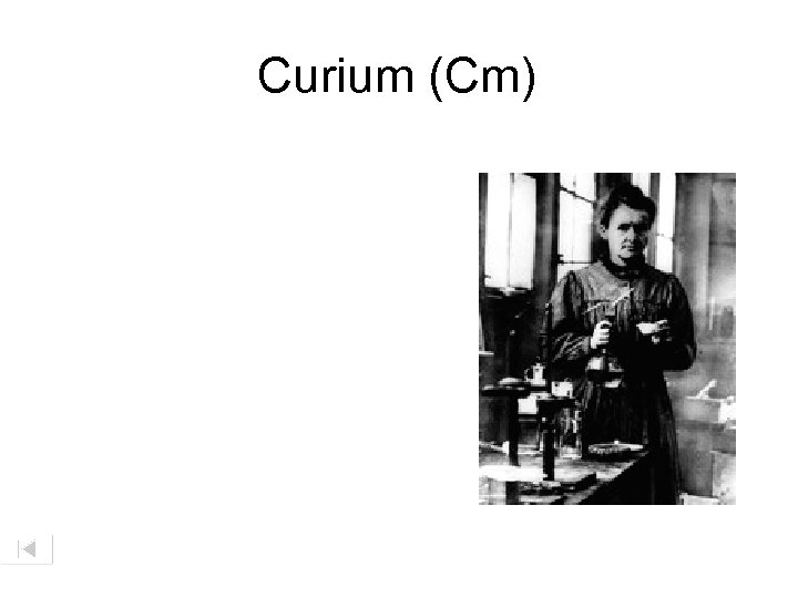 Curium (Cm) 
