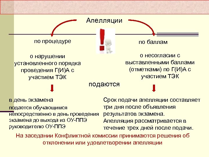 Апелляции по процедуре о нарушении установленного порядка проведения Г(И)А с участием ТЭК в день