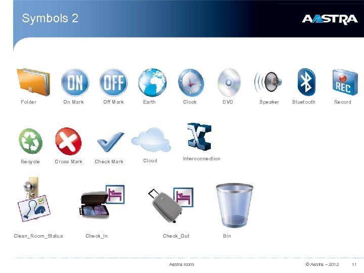 Symbols 2 Folder Recycle On Mark Off Mark Earth Clock Cross Mark Check Mark