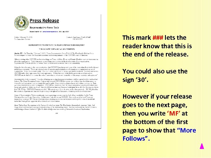 This mark ### lets the reader know that this is the end of the