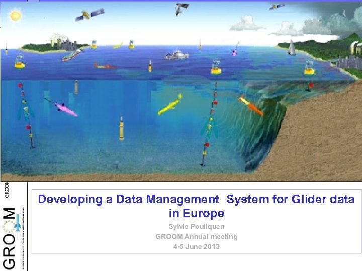 Trieste 4 -5 June 2013 GROOM Annual meeting Data Management issues Quoi de Neuf