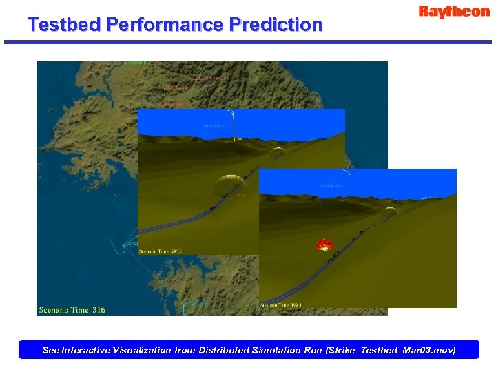 Testbed Performance Prediction See Interactive Visualization from Distributed Simulation Run (Strike_Testbed_Mar 03. mov) 