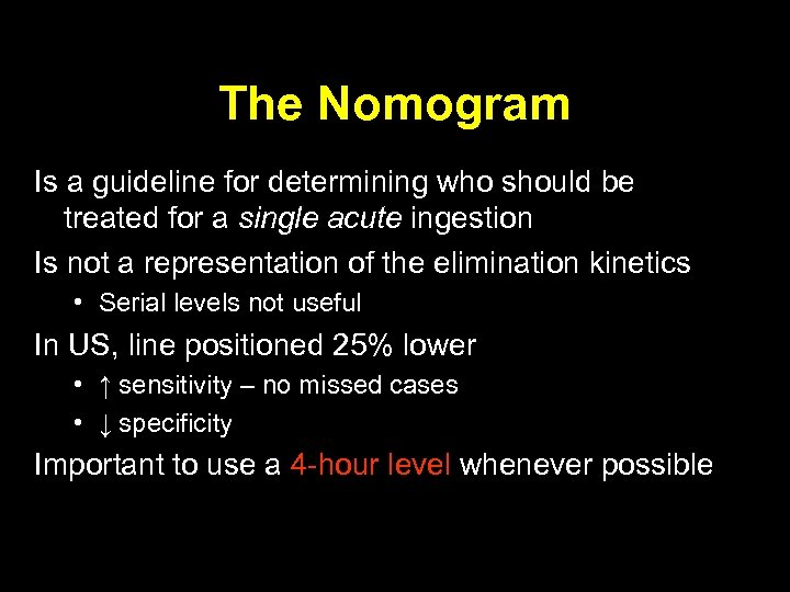 The Nomogram Is a guideline for determining who should be treated for a single