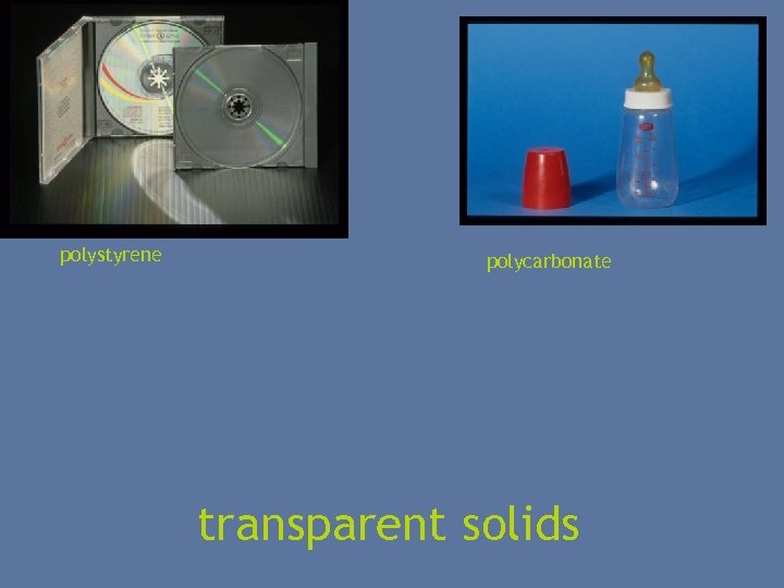 polystyrene polycarbonate transparent solids 