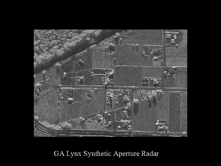 GA Lynx Synthetic Aperture Radar 