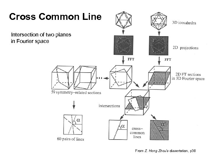 Cross Common Line Intersection of two planes in Fourier space From Z. Hong Zhou’s