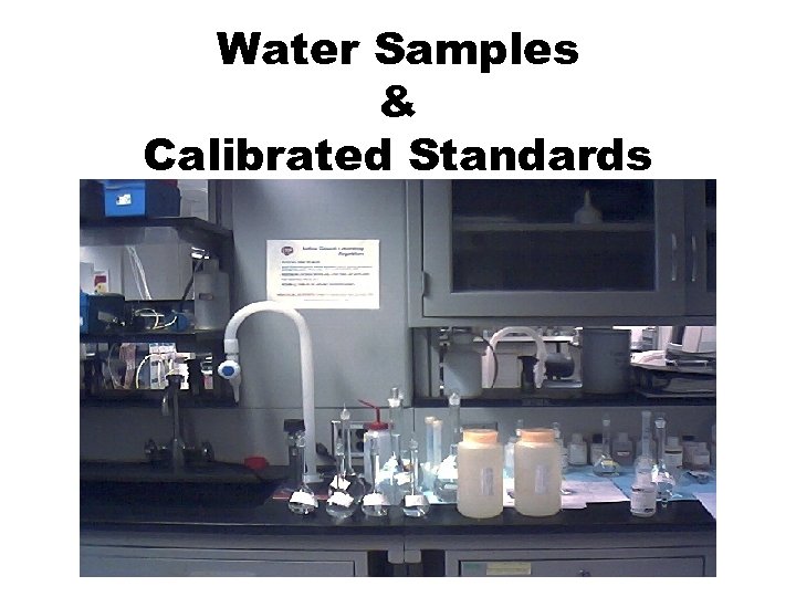Water Samples & Calibrated Standards 