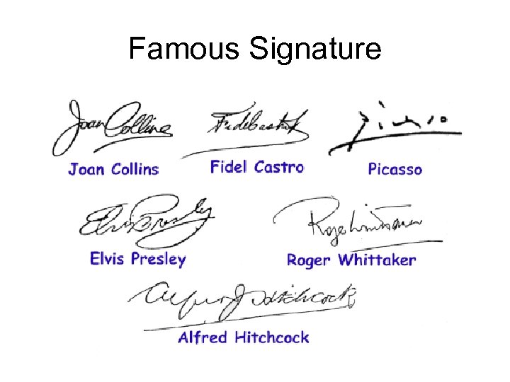 Famous Signature 