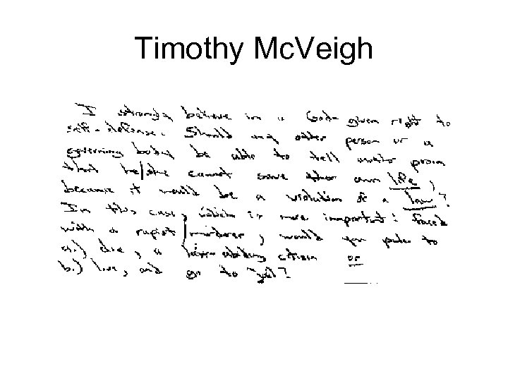 Timothy Mc. Veigh 