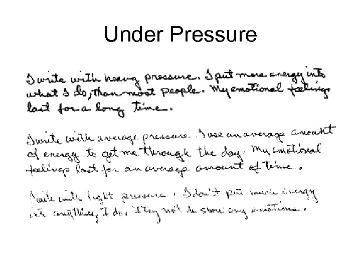 Under Pressure 