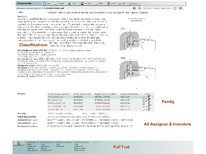 Classifications Family All Assignee & Inventors Full Text 9 