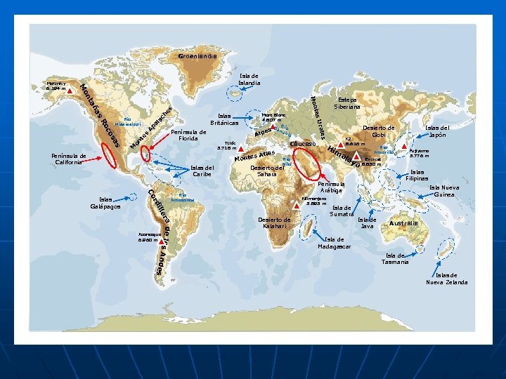 Groenlandia Isla de Islandia s he la c pa A s te on M