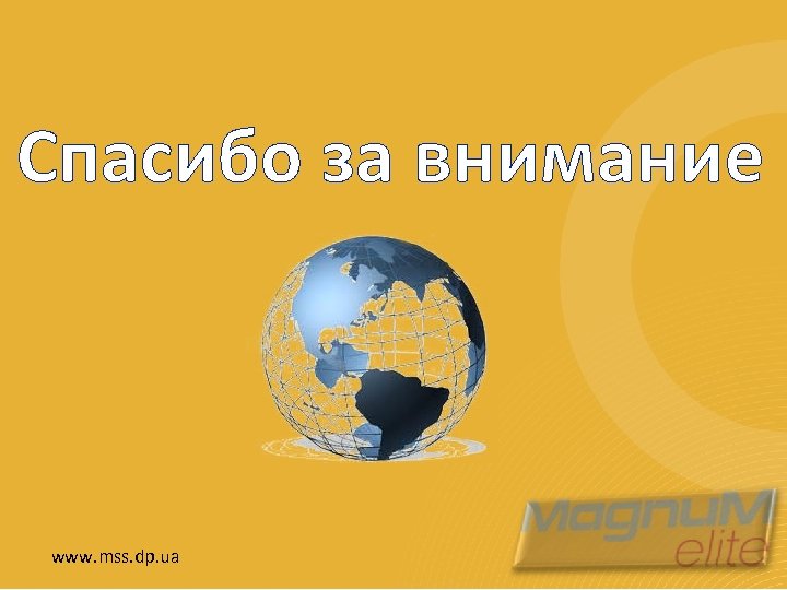 Спасибо за внимание www. mss. dp. ua 