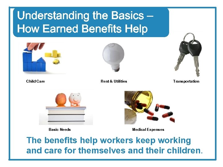 Understanding the Basics – How Earned Benefits Help Child Care Rent & Utilities Basic