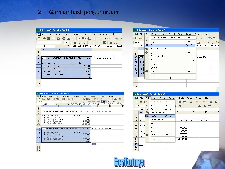 2. Gambar hasil penggandaan 