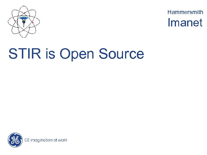 Hammersmith Imanet STIR is Open Source 
