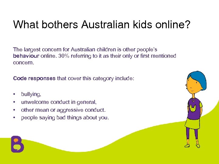 What bothers Australian kids online? The largest concern for Australian children is other people’s