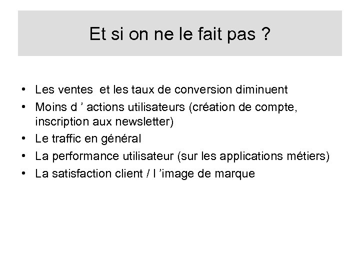 Et si on ne le fait pas ? • Les ventes et les taux