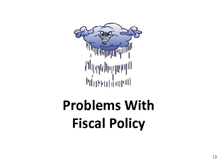 Problems With Fiscal Policy 12 