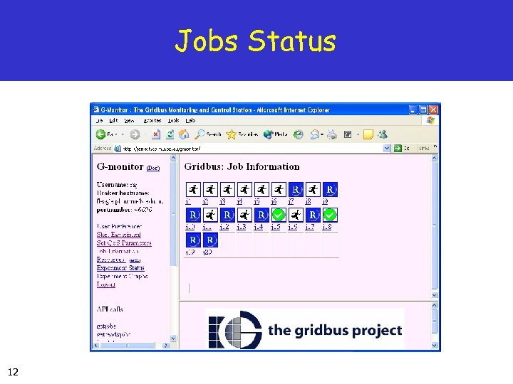 Jobs Status 12 