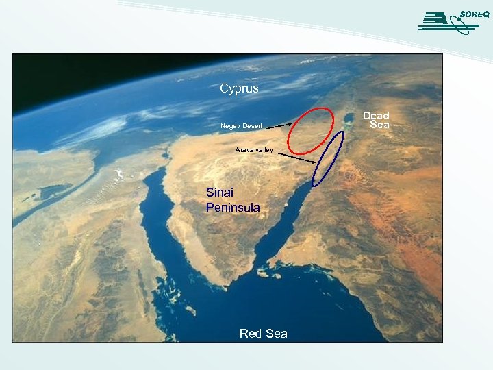 Cyprus Negev Desert Arava valley Sinai Peninsula Red Sea Dead Sea 