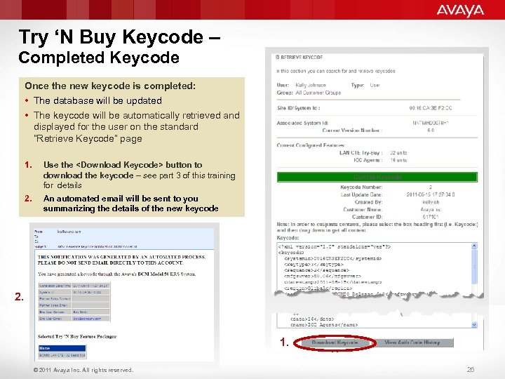 Try ‘N Buy Keycode – Completed Keycode Once the new keycode is completed: •