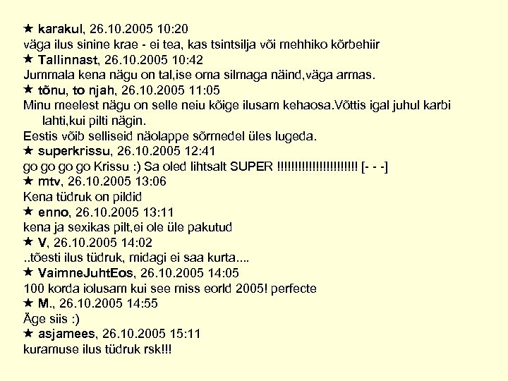  karakul, 26. 10. 2005 10: 20 väga ilus sinine krae - ei tea,