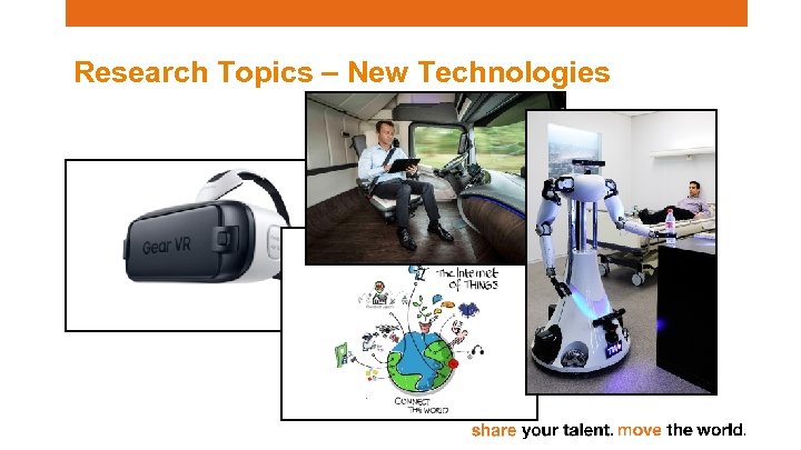 Research Topics – New Technologies 