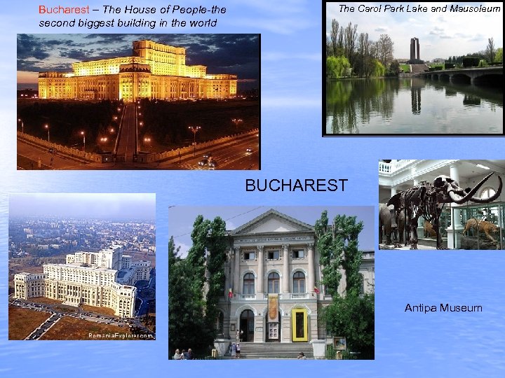 Bucharest – The House of People-the second biggest building in the world The Carol